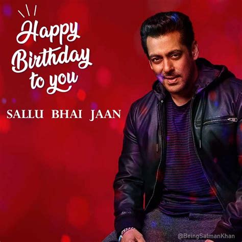 salman khan wishing happy birthday